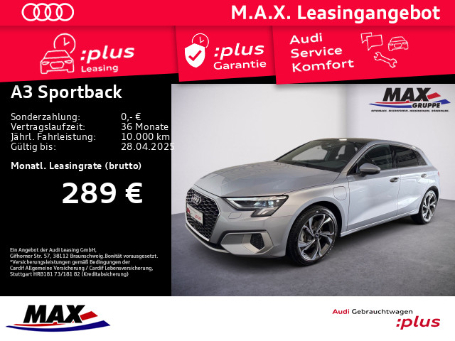 A3 Sportback 40 TFSI e ADVANCED LED+NAV+PANO+VCP