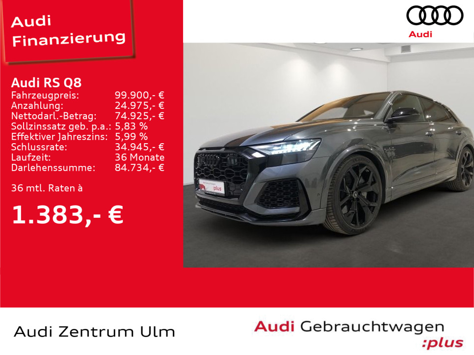 RS Q8 BTM 740 PS - DYNAMIK Plus KERAMIK 305 km/h