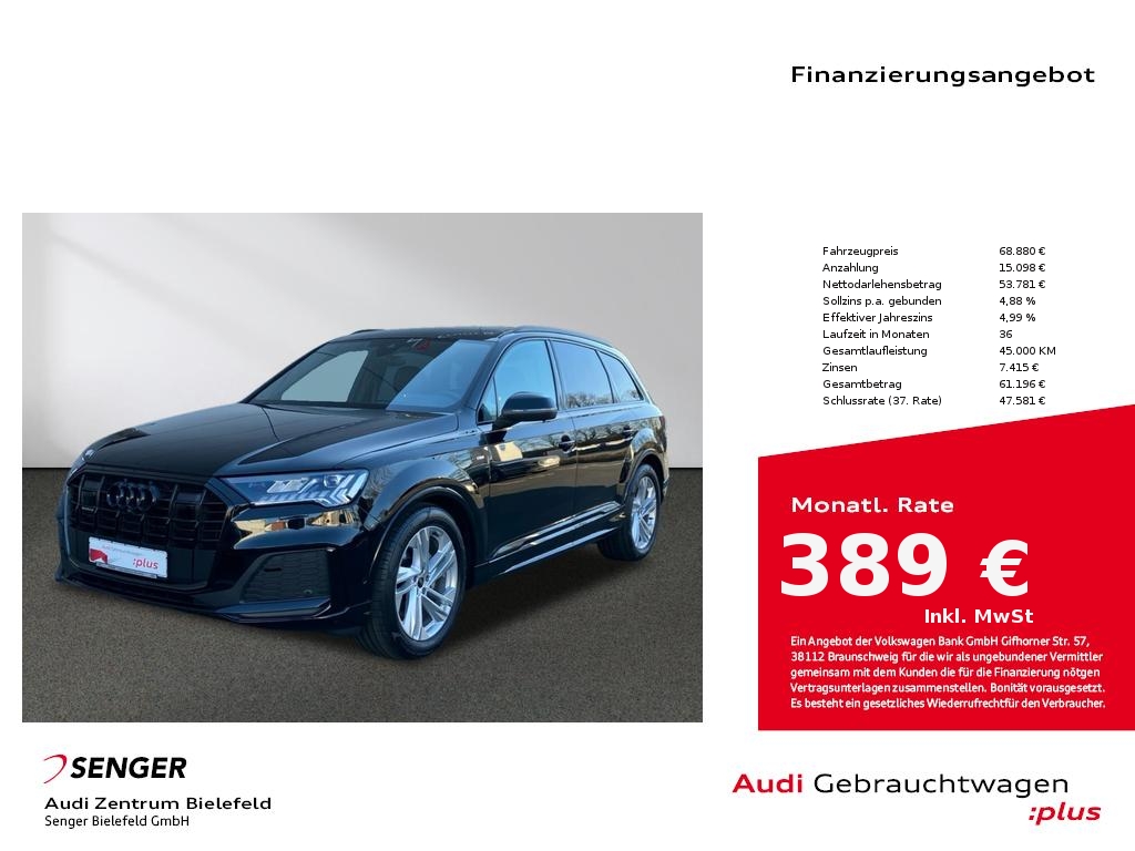 Q7 S line 50 TDI quattro Matrix Panorama HUD AHK