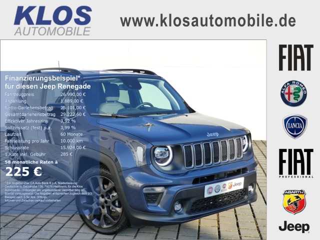 Renegade S-EDITION e-HYBRID 1.5 GSE T4 48V 130PS DCT 4x2 NAVI LED