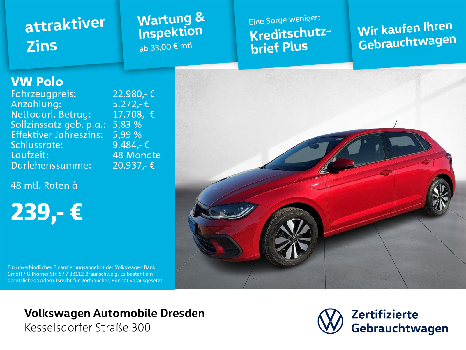 Volkswagen Polo 1.0 TSI Life