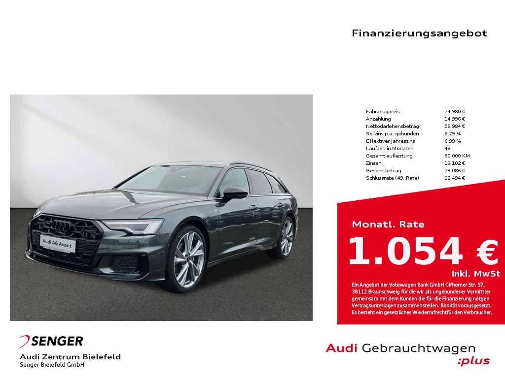 Audi A6 Avant S line 40 TDI quattro Business-Paket