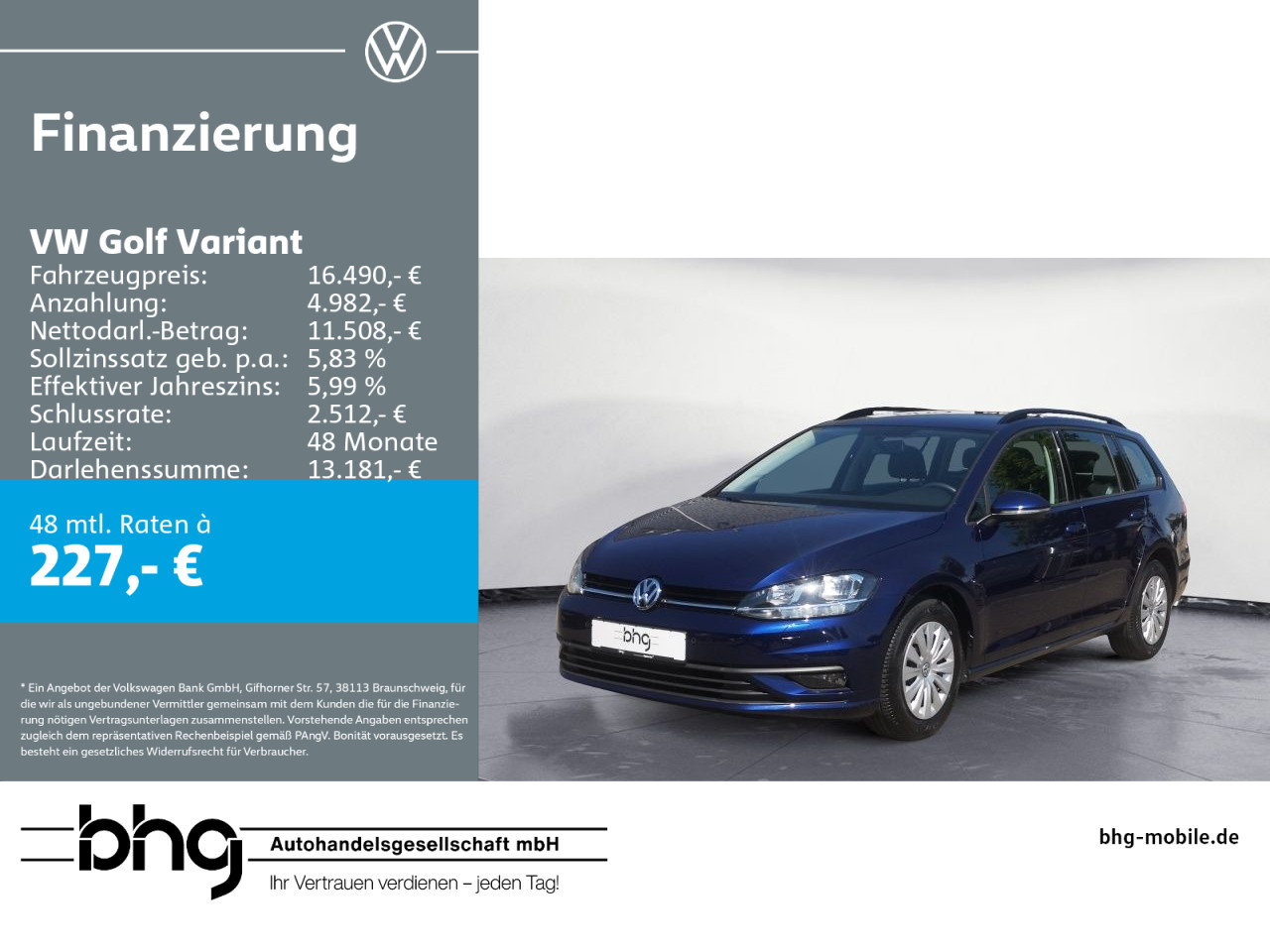Volkswagen Golf Variant 1.0 TSI OPF Trendline Composition Media Winterpaket Sitzkomfort EPH