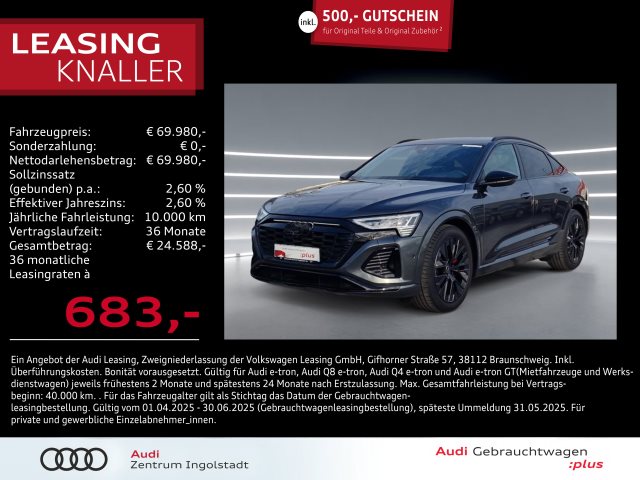 Q8 Sportback e-tron S line 55 qu 2x MATRIX 21"