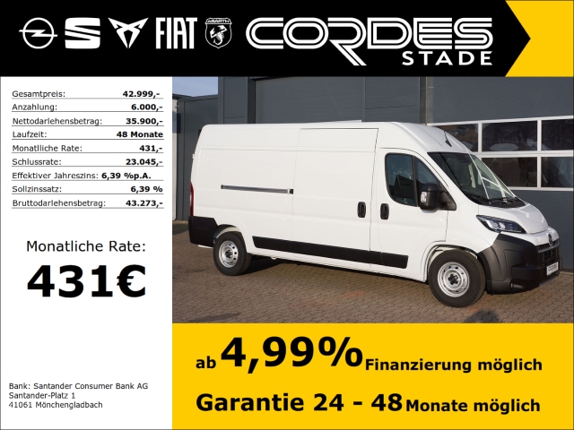 Movano Cargo verst. L3H2 AUTOMATIK, Standhaizung Kamera Navi, Cargo Plus Paket (120)