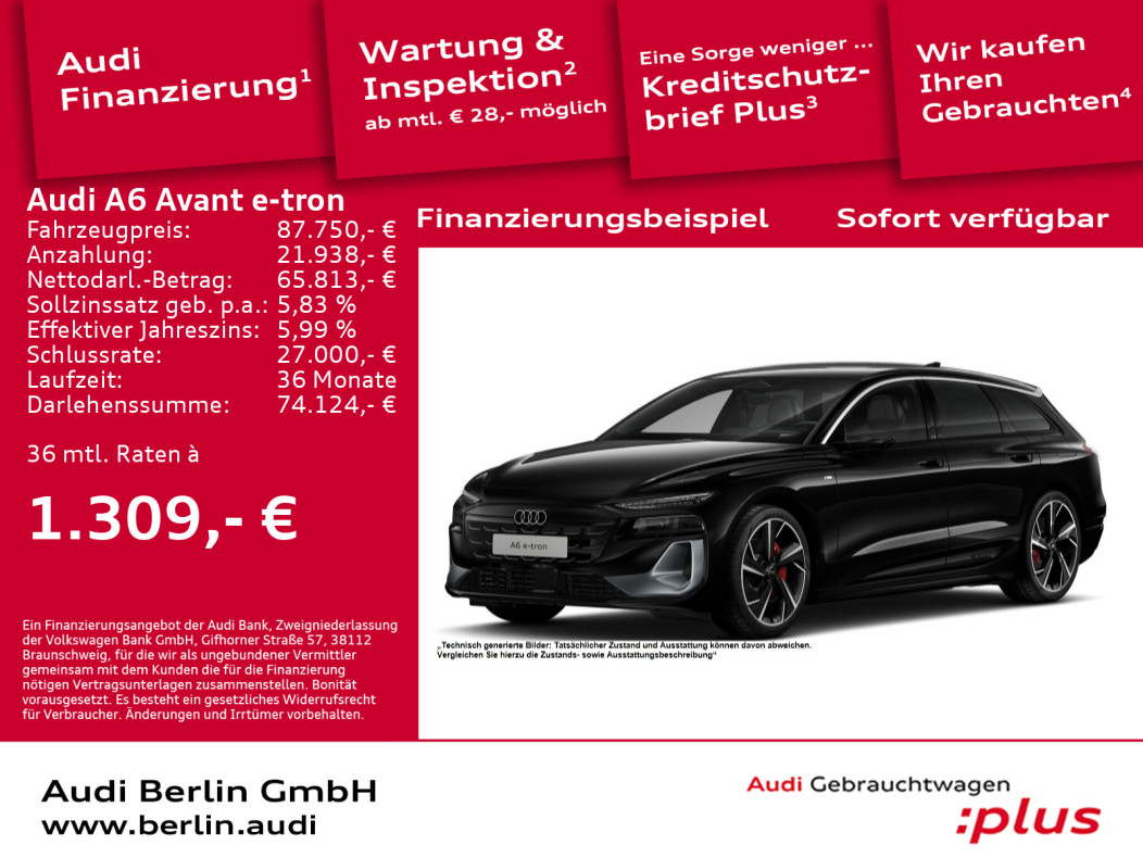 A6 Avant e-tron performance