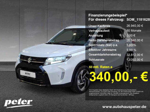 Vitara 1.4 Comfort+ Allgrip Hybrid