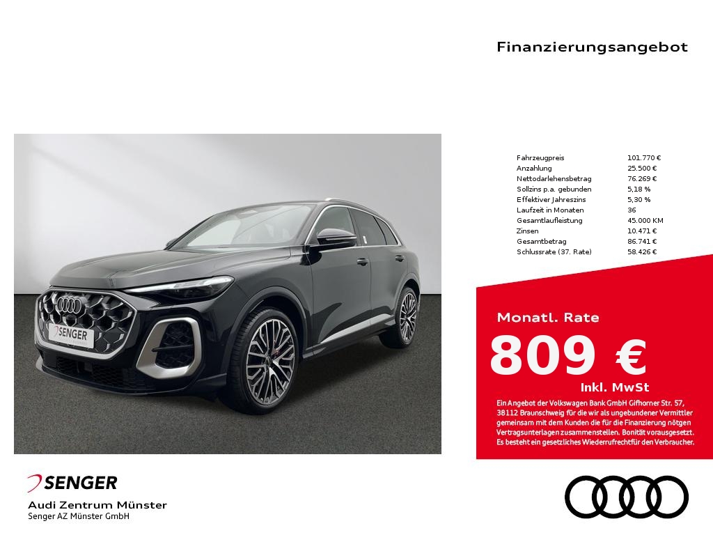 SQ5 SUV 3.0 TFSI 270 kW Kamera Massagesitz ACC