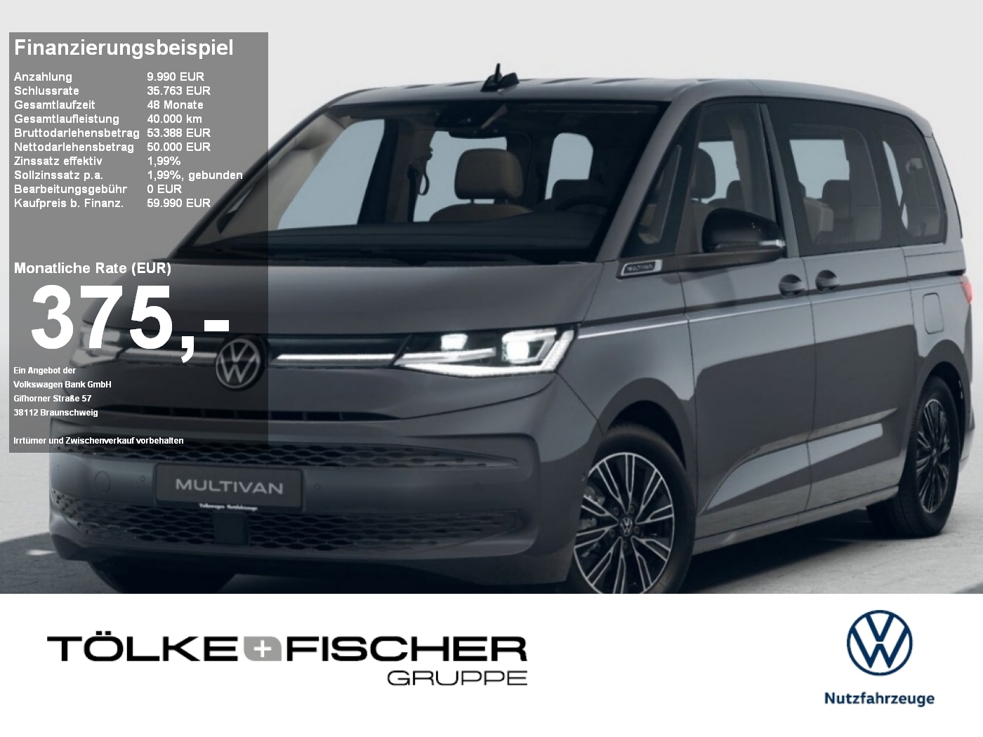 Volkswagen T7 Multivan Multivan Style TDI Velours