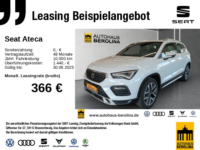 Ateca 1.5 TSI Xperience DSG *PANO*BEATS*AHK*ACC*