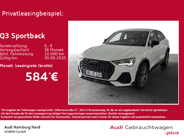 Q3 Sportback 35 TFSI S line S tronic Rückfkamera