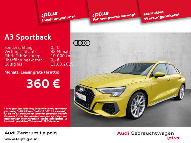 A3 Sportback 30 TDI S line *LED*AHK*Business*