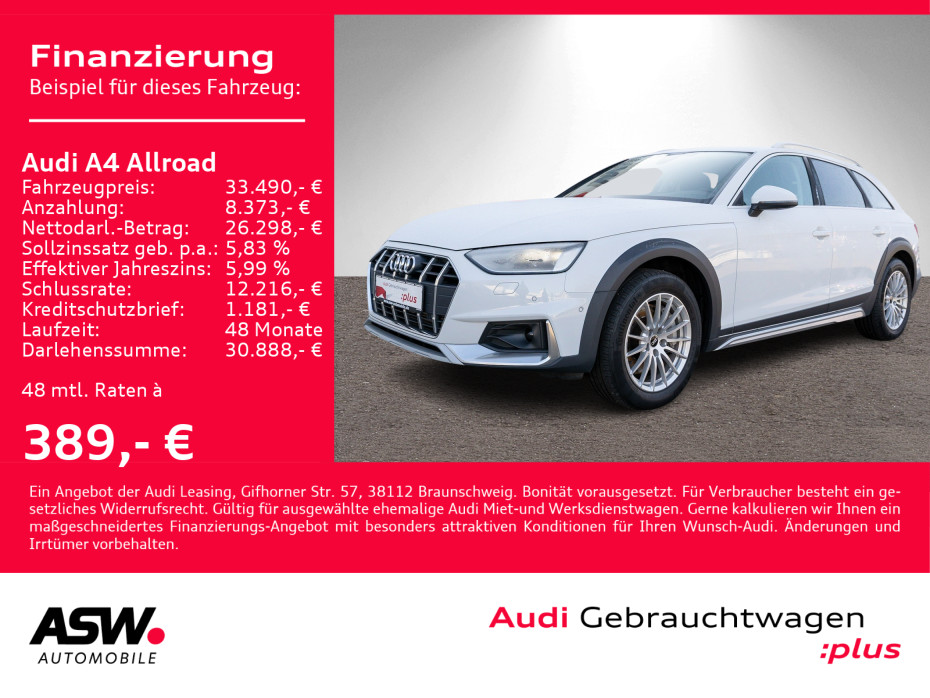A4 allroad quattro 45TFSI Stronic Navi LED 360°