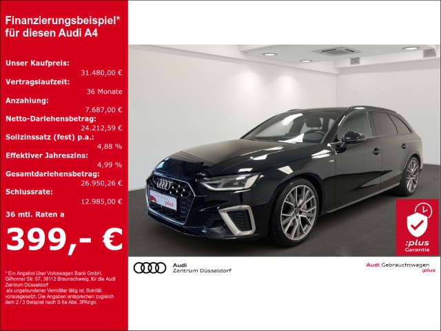A4 Avant S line 40 TFSI quattro LED KAMERA AHK ACC