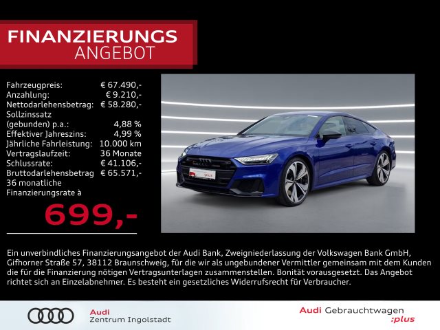 S7 Sportback TDI HD-MATRIX STHZG Luft Leder 21"