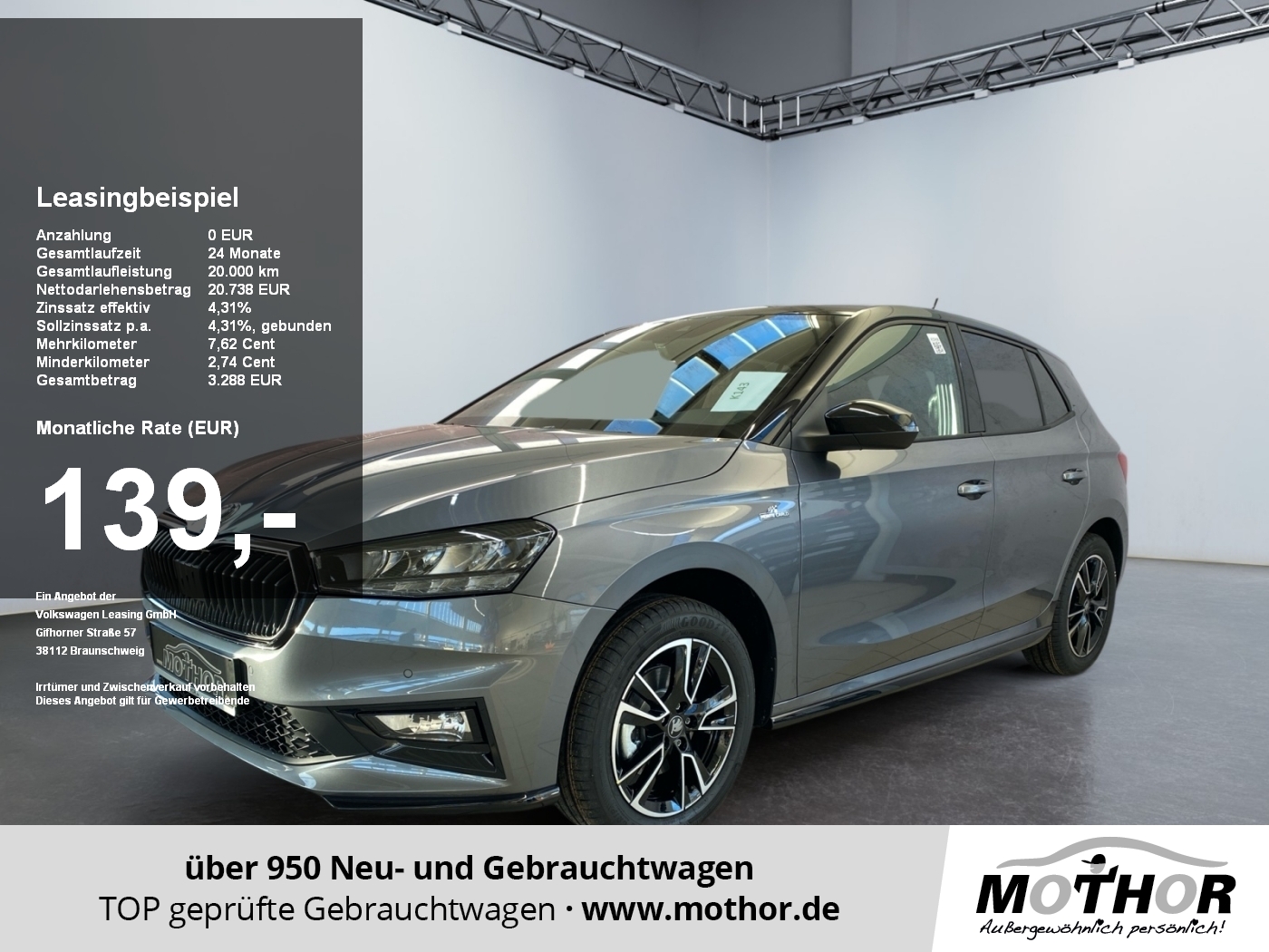 Fabia Monte Carlo 1.0 TSI DSG Navi Smartlink