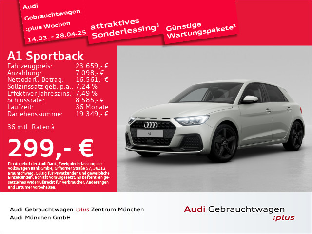 Audi A1 Sportback 25 TFSI advanced Privacy