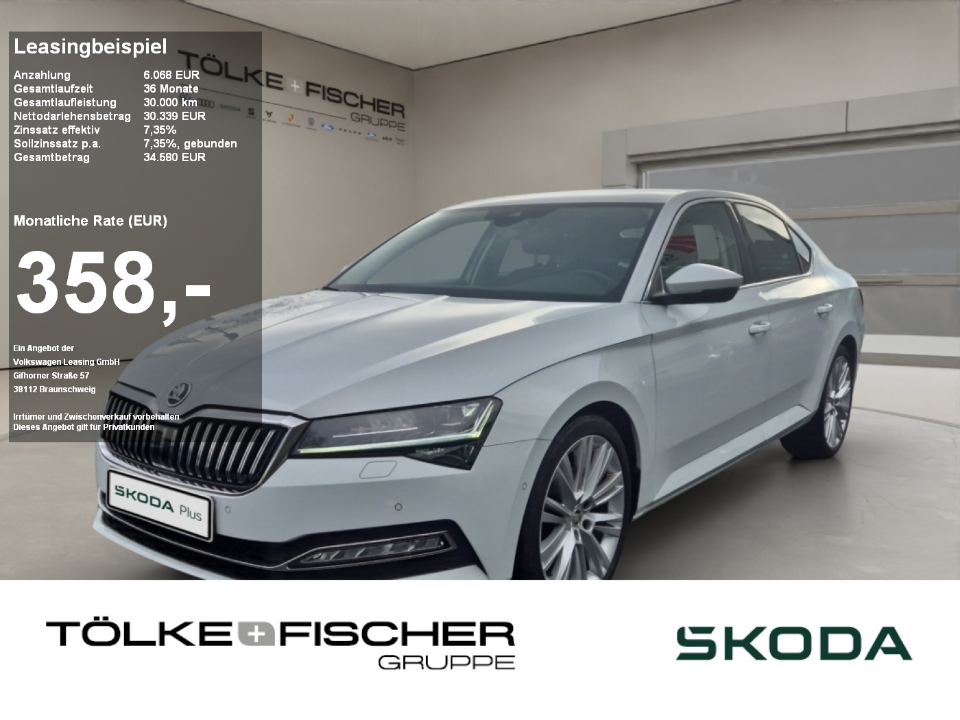 Superb Premium Edition Navi ACC eHeck Leder
