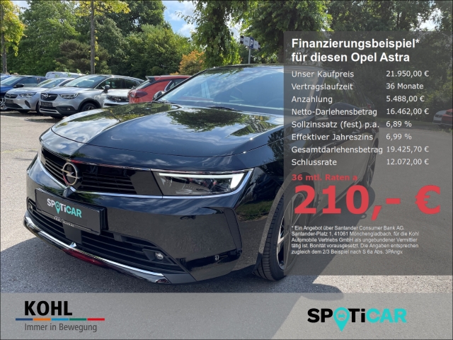Opel Astra 1.2 L Elegance Turbo