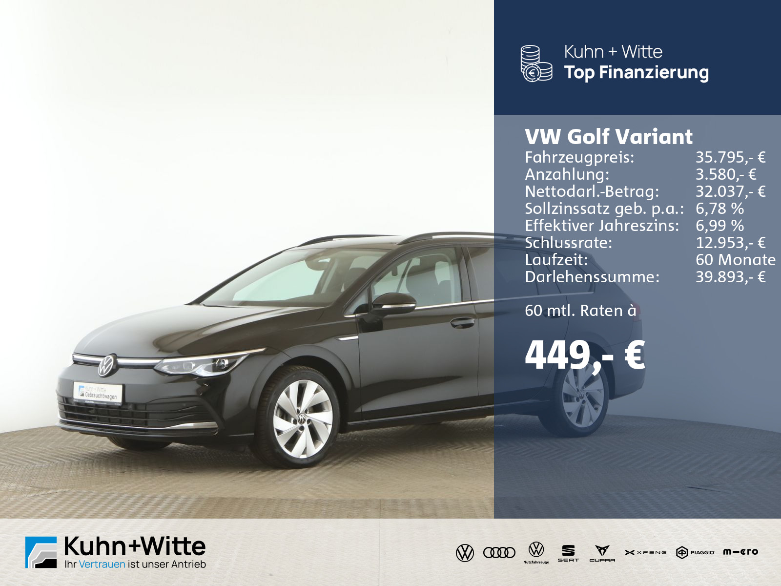 Golf VIII Variant 2.0 TDI Style *LED*PDC*Navi*AppleCar*
