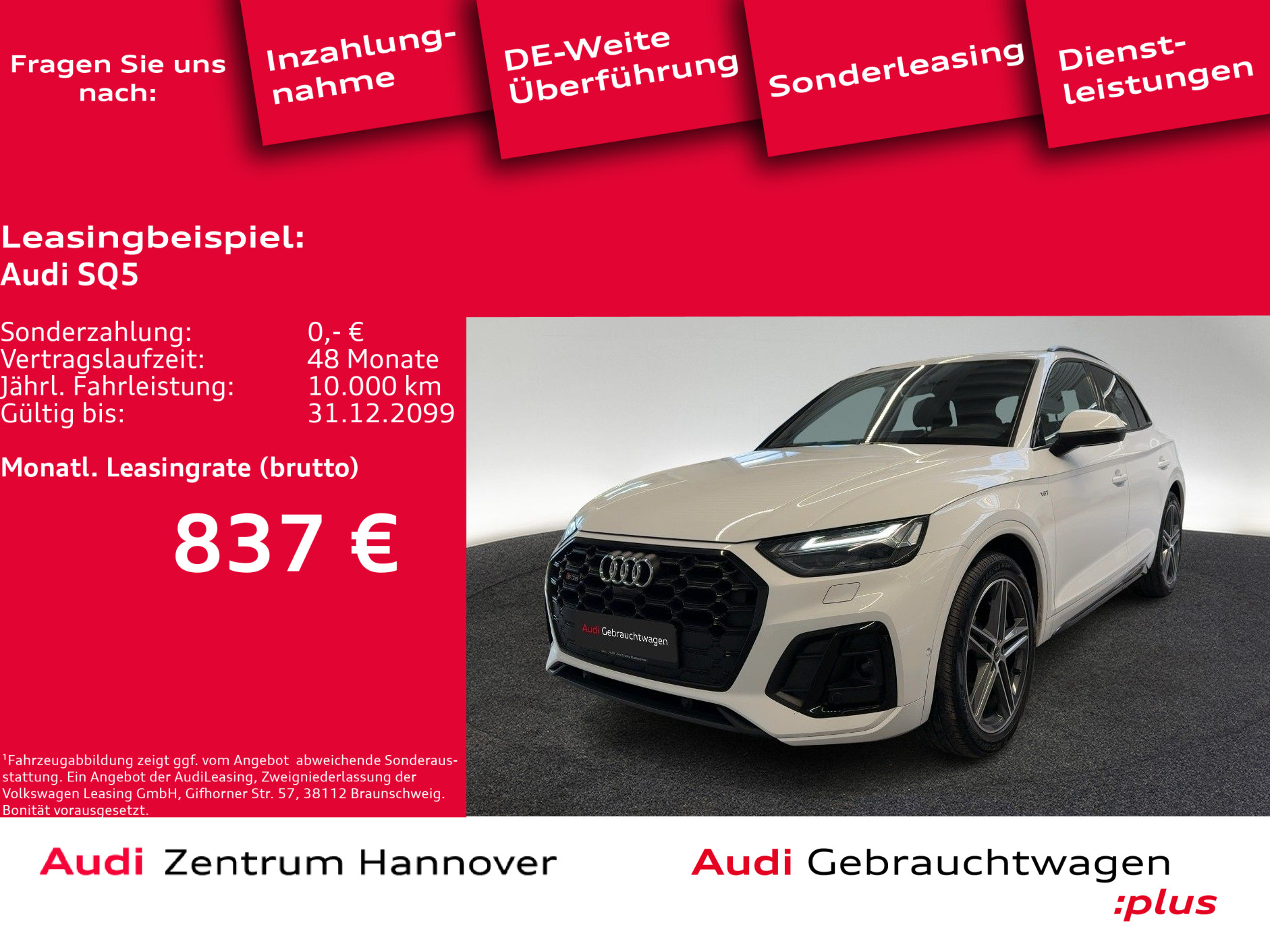 SQ5 3.0 TDI quattro HuD Standh. AHK Matrix B&O Kamera
