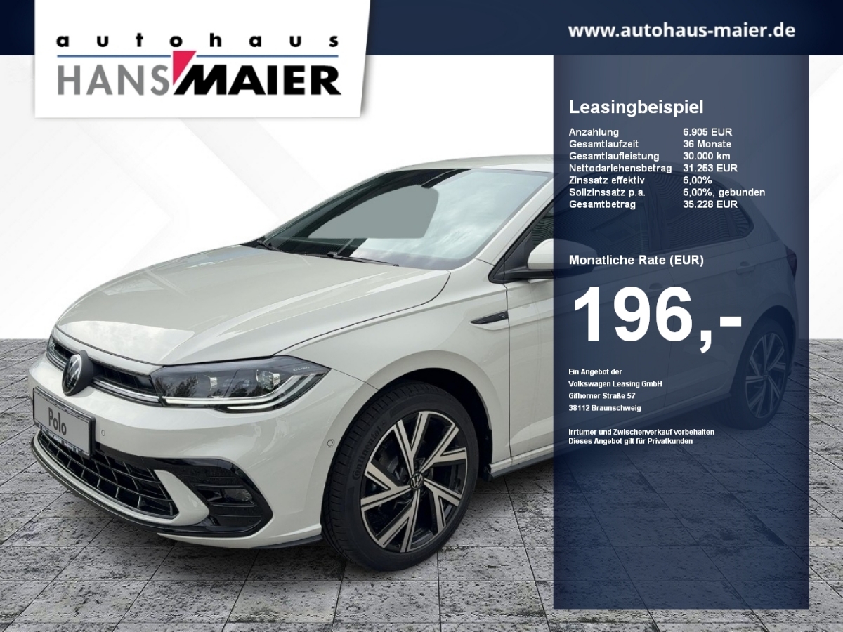 Polo R-Line 1.0 l TSI OPF DSG |Sportp.|Navi|VC