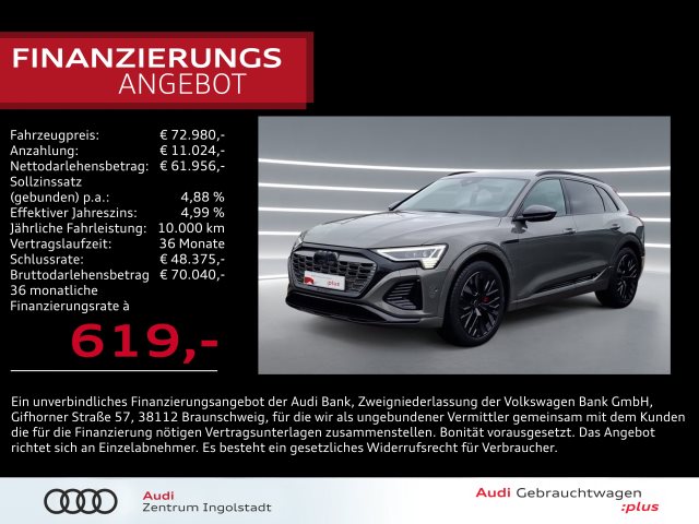 Q8 e-tron S line 55 qu Edition Pano 21" S-Sitze