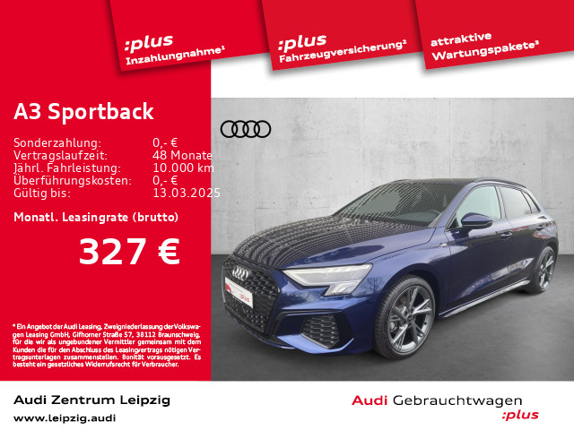 A3 Sportback 30 TDI S line *LED*Business*AHK*