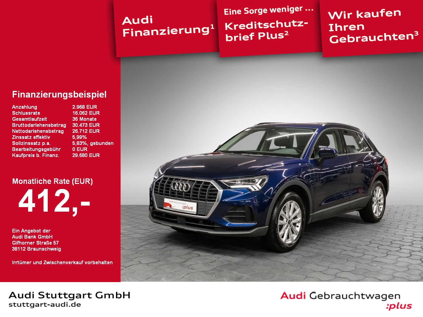 Audi Q3 45 TFSI e °