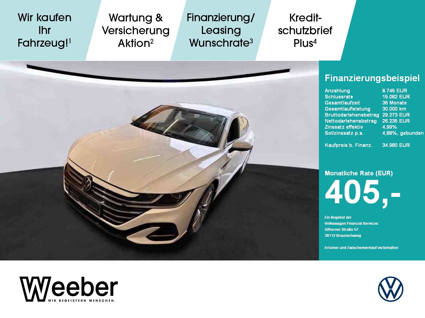Arteon SB 4MOTION*R-LINE*STHZ*AREA*MATRIX*HARMAN*NAVI