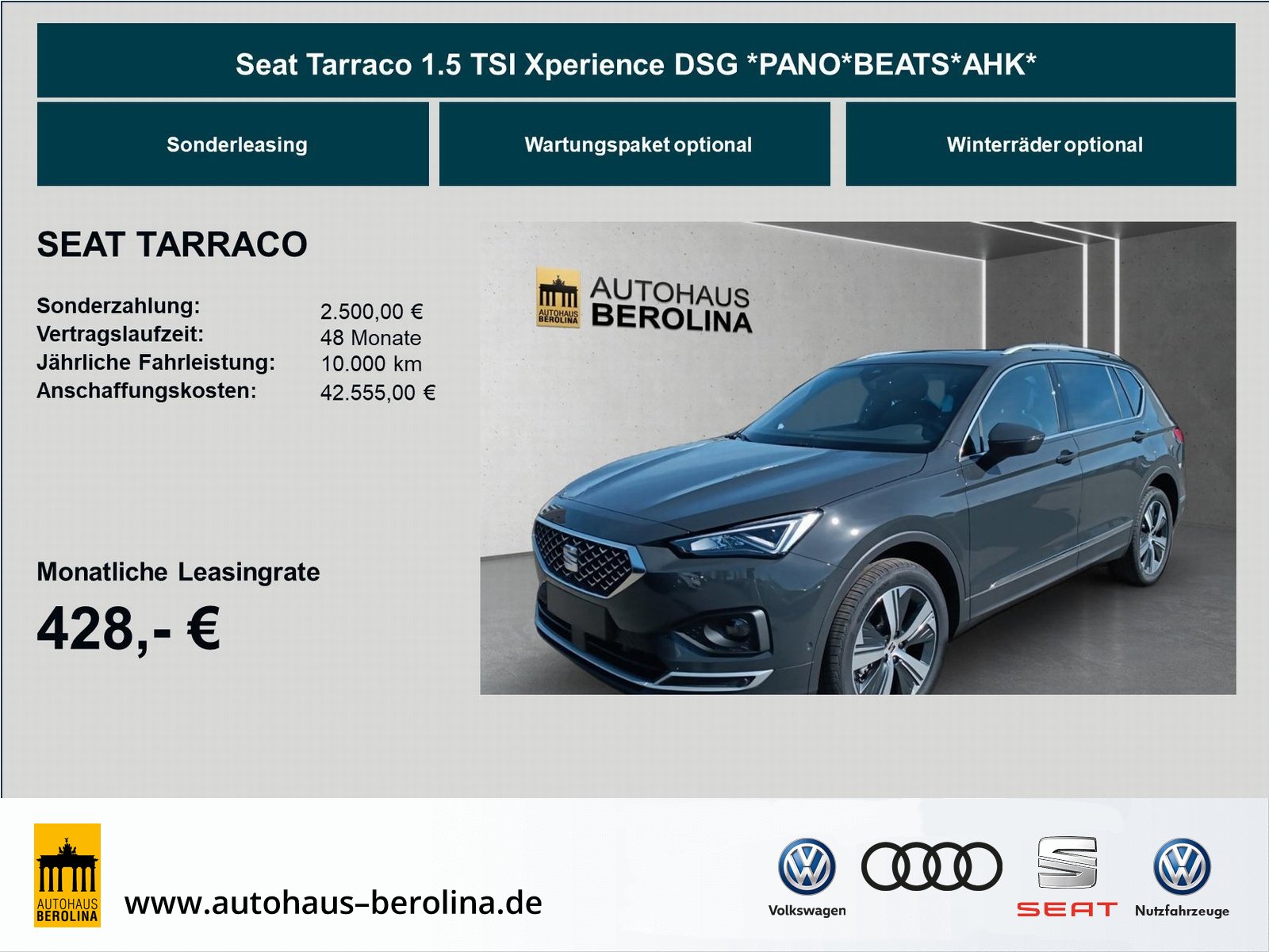 Seat Tarraco 1.5 TSI Xperience BEATS