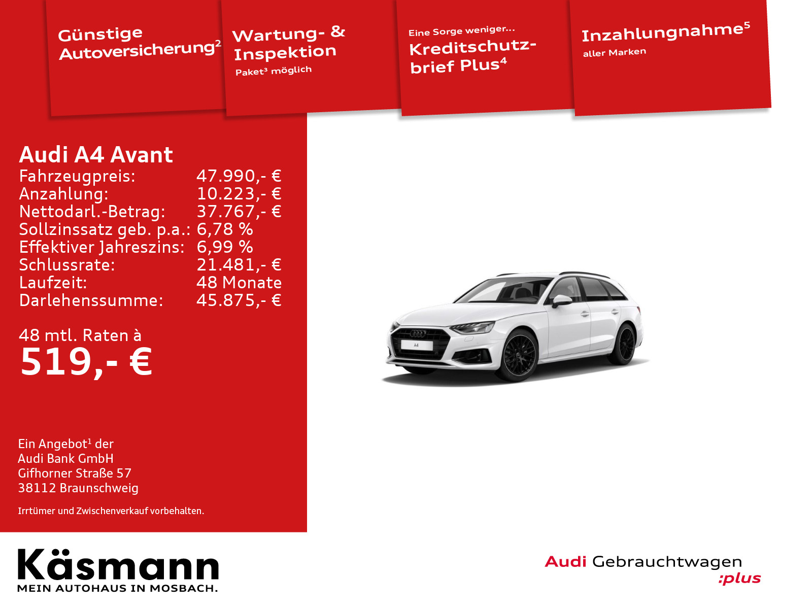 Audi A4 Avant advanced 35TDI
