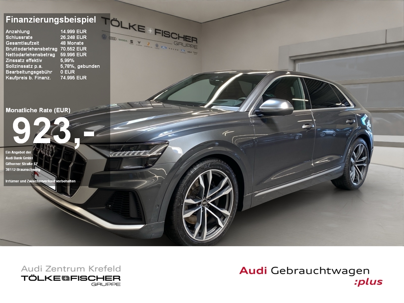 SQ8 4.0 quattro TDI Sportp. 360 ACC FLA HUD SHZ