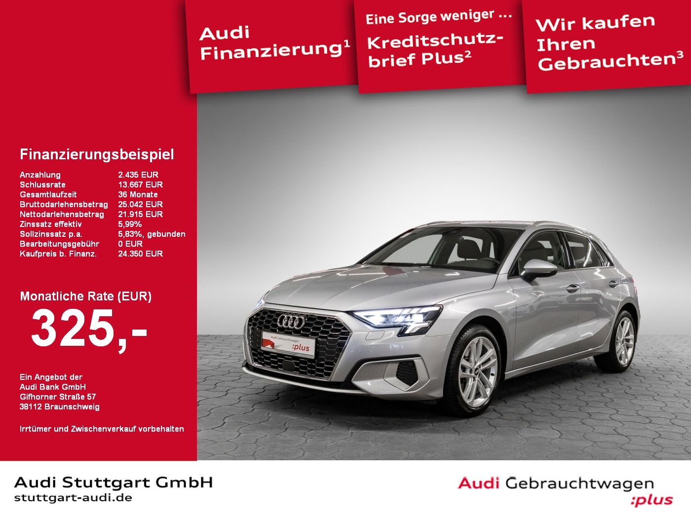 Audi A3 Sportback 35 TFSI advanced