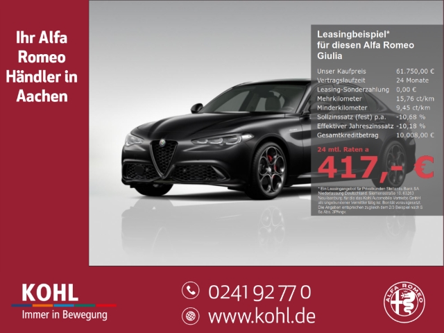 Alfa Romeo Giulia 2.0 Veloce Q4 Turbo 16V