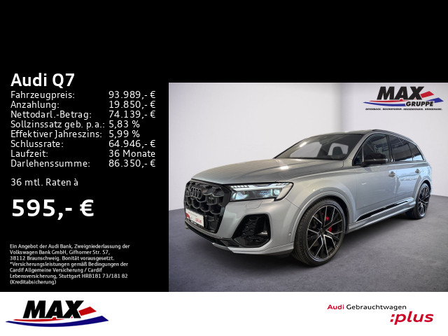 Q7 50 TDI S-LINE HD-MATRIX+PANO+ALLRADLENKUNG+7S