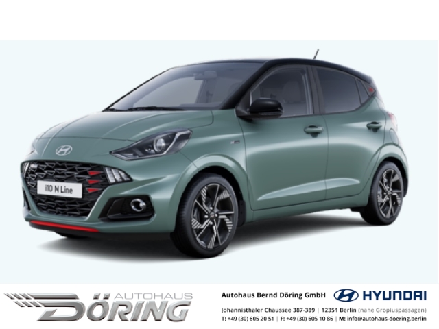 i10 N Line 1.0 Turbo MY25 Dachlackierung 90PS NAVI Klima