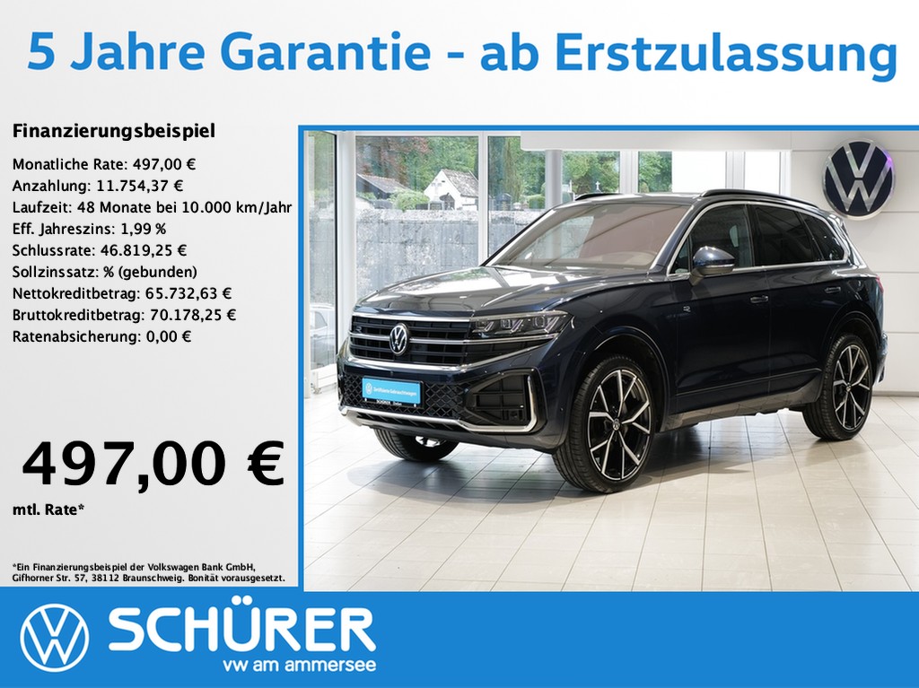 Touareg 3.0TDI R-Line Allradlenkung Dynaudio 22" Nachtsicht StdHz HuD AHK Keyless HD-Matrix-SW