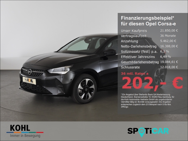 Opel Corsa-e F Elegance Elektro Automatik 136PS