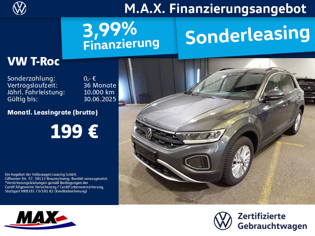 T-Roc 1.0 TSI MOVE LED+NAVI+DCP+PDC+LANE ASSIST