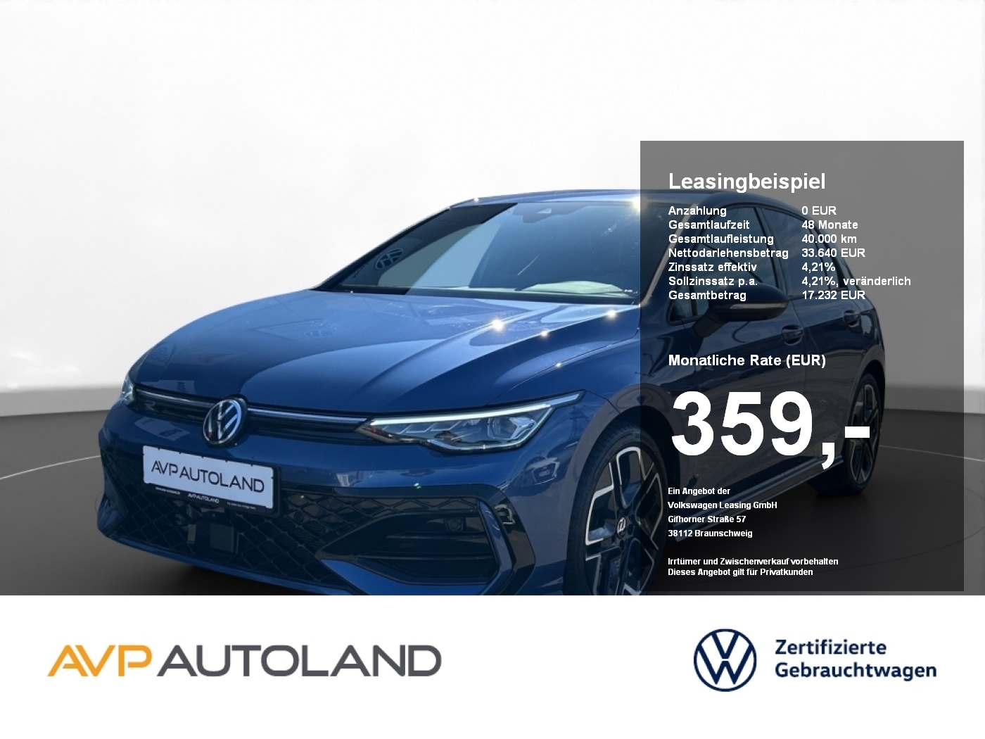Golf VIII 2.0 TDI DSG R-Line | ACC | LED |