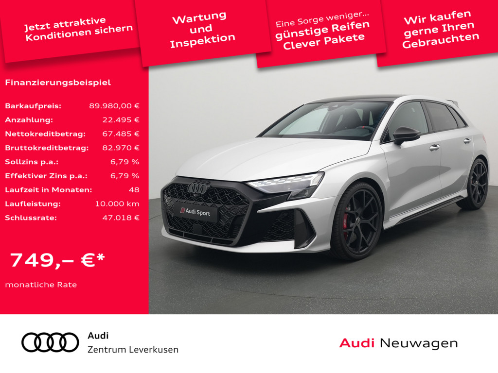 RS3 Sportback ACC NAVI KAM SHZ SONOS MATRIX PANO