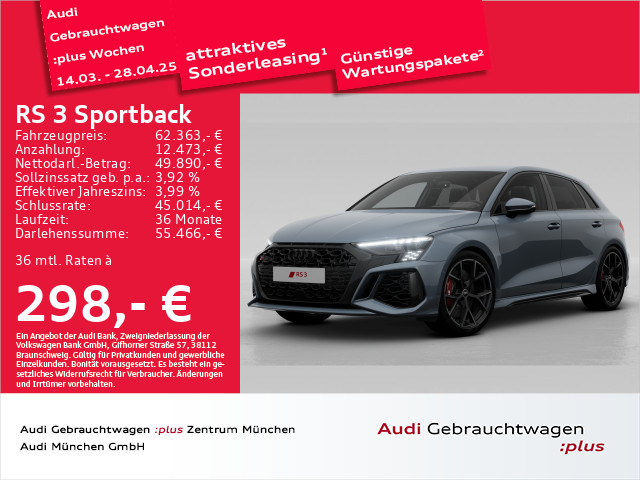 Audi RS3 Sportback 280kmH