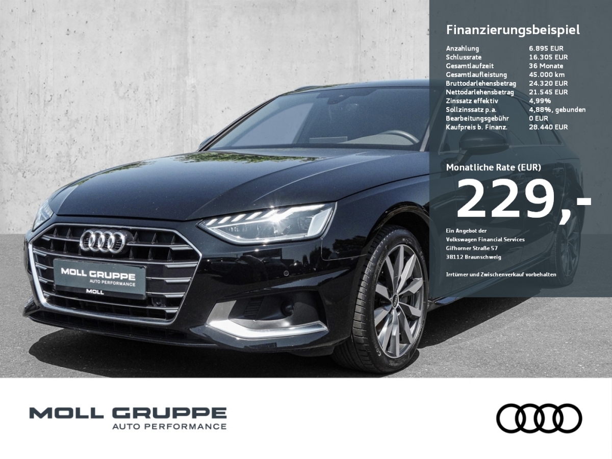 A4 Avant Advanced 40 TDI 150(204) S tronic LED Navi Plus