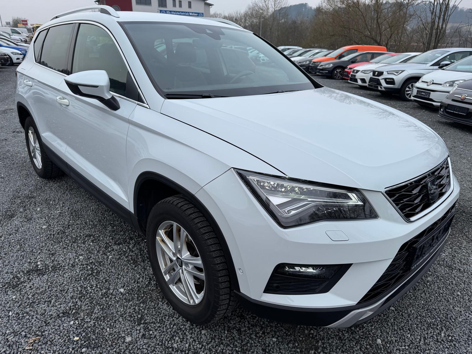Ateca 1.5 TSI *Xcellence*Navi*Leder*Standheizung*PDCvo+hi+Area-View*ACC*DAB *Standheizung*Light Assist*Front Assist*Voll-LED*Anroid-Auto*Keyless-Entry*