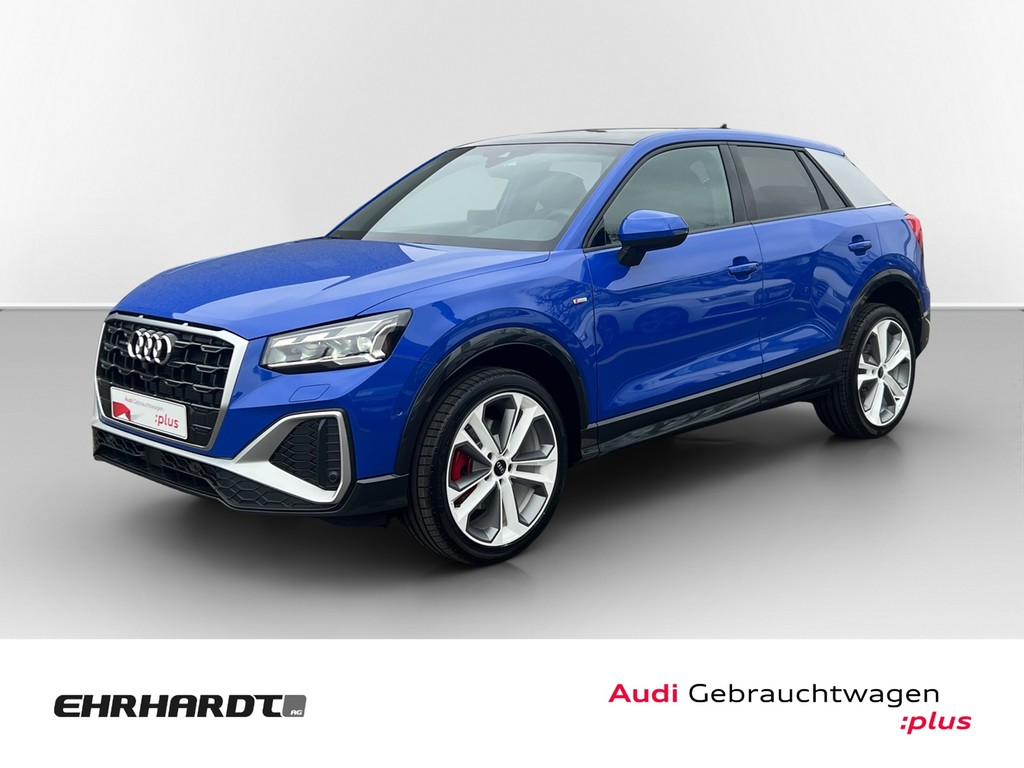 Q2 40 TFSI quattro S tronic S-Line INDIVIDUAL-LACK STHZG*PANO*MATRIX*VIRTUAL*LEDER*NAVI*ACC*PARKLENK*KAMERA*HECKKL.EL*TOTW*SHZ*SOUND*19"