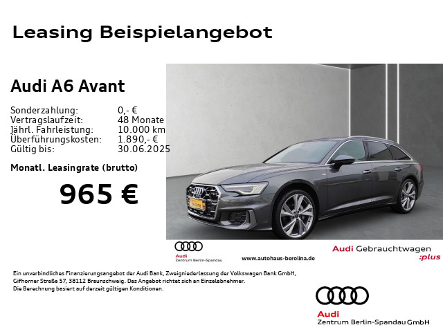 A6 Avant 50 TDI qu. S line tiptronic *StdHz*B&O*