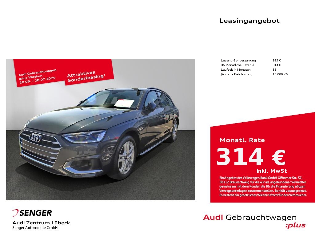 A4 Avant 30 TDI S tronic LED NAVI Sitzhzg.