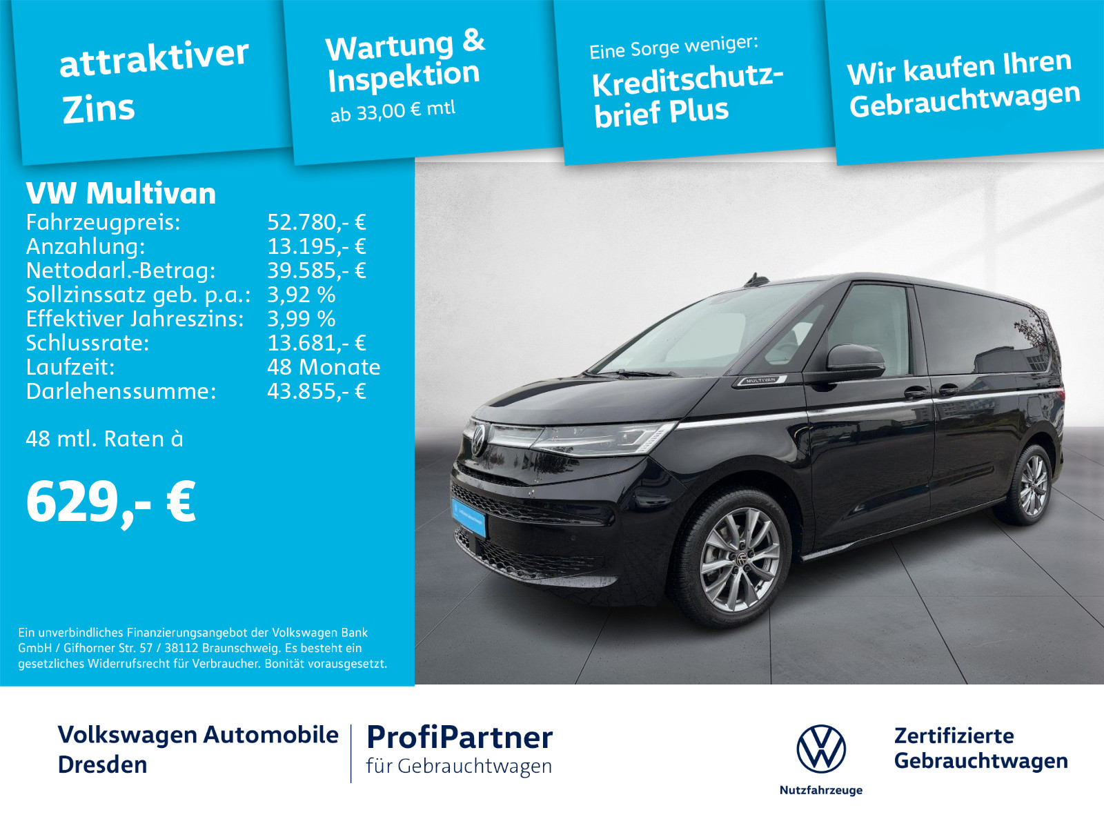 Volkswagen T7 Multivan Multivan Style TDI IQ TISCH