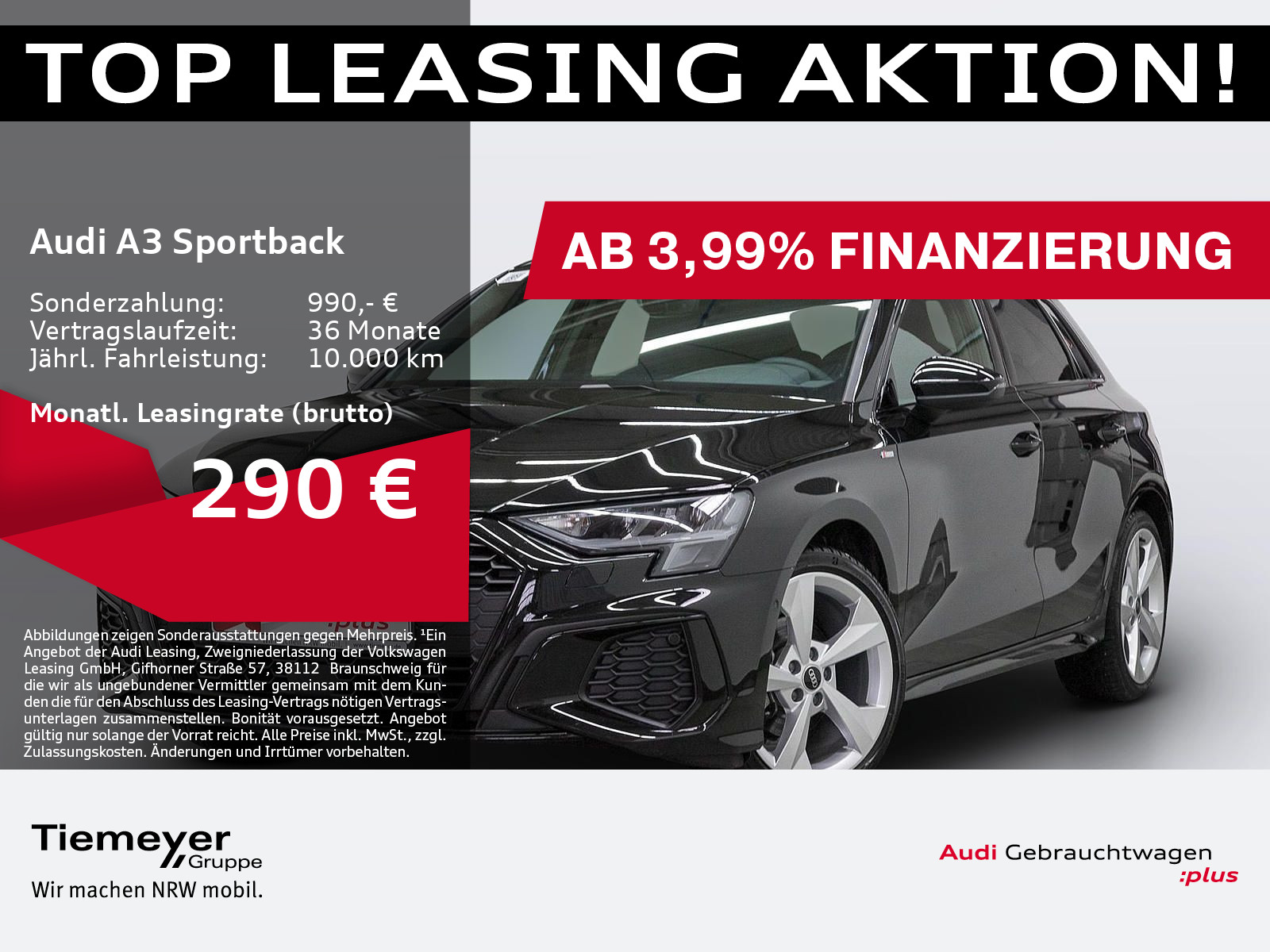 Audi A3 Sportback 30 TFSI 2x S LINE LM18